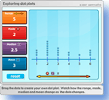 Interactive: The statistics of dot plots